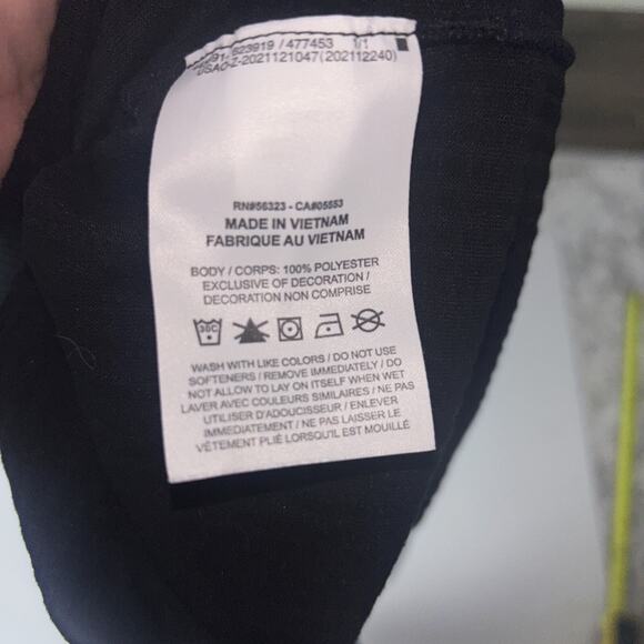 Yoga Nike Women’s Relax Black Longsleeve Top Sz L - Picture 8 of 8